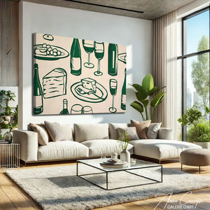 Tableau moderne minimaliste

