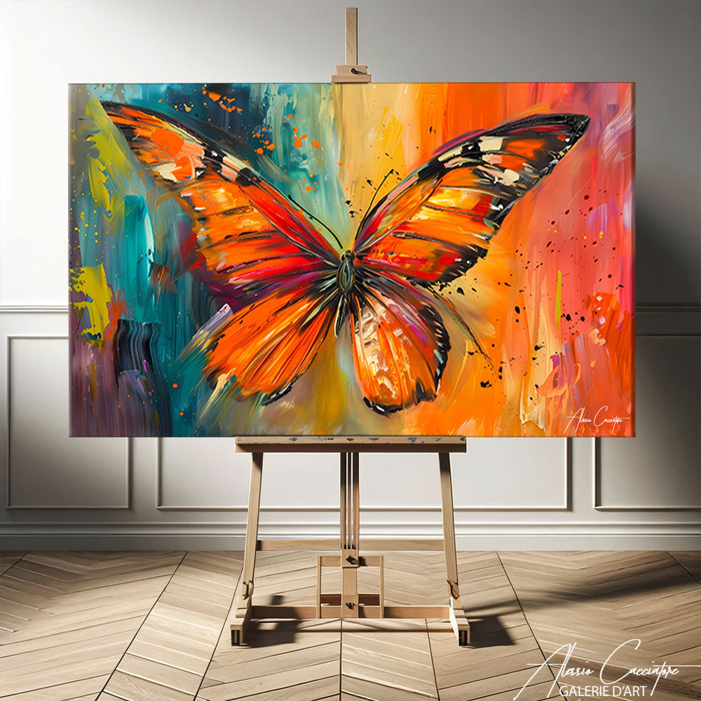 grand tableau papillon