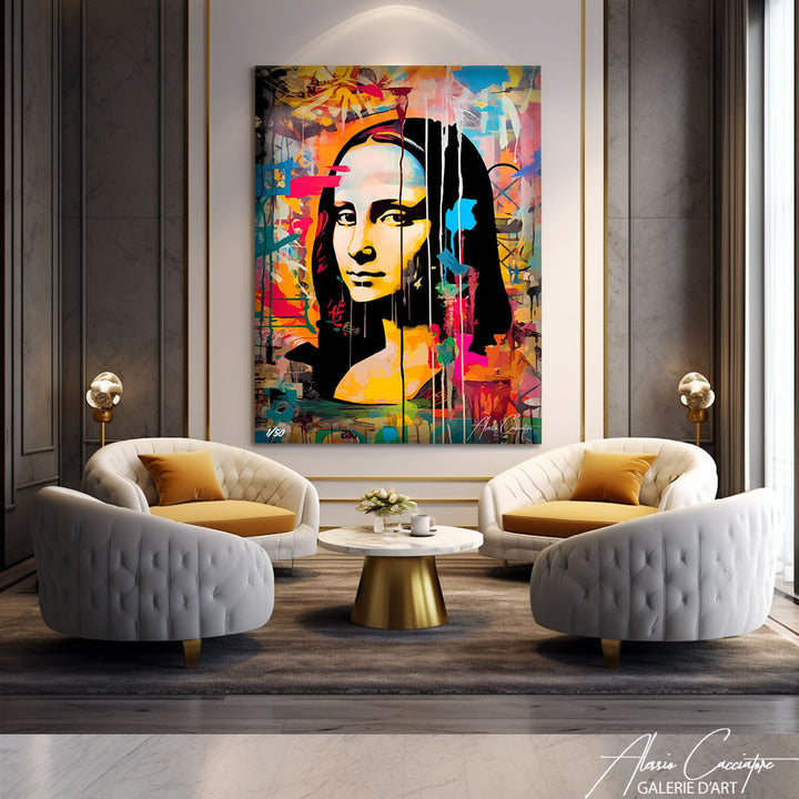 Tableau Street Art Mona Lisa