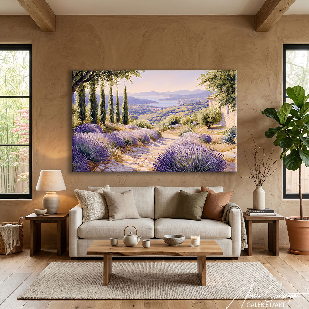 Peinture Lavande Provence