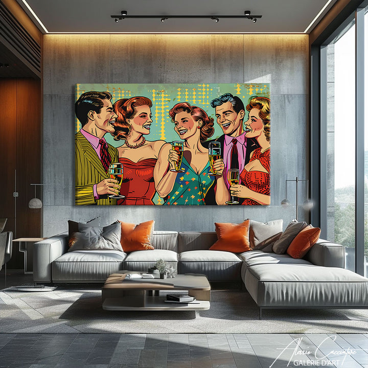 Tableau Luxe Pop Art
