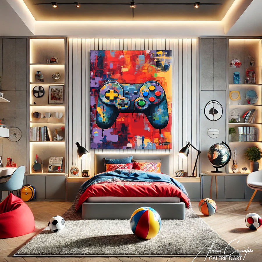 Tableau Street Art Gamer – mise en situation