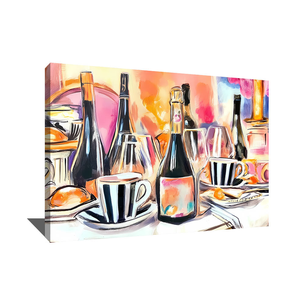 TABLEAU ABSTRAIT SALLE À MANGER