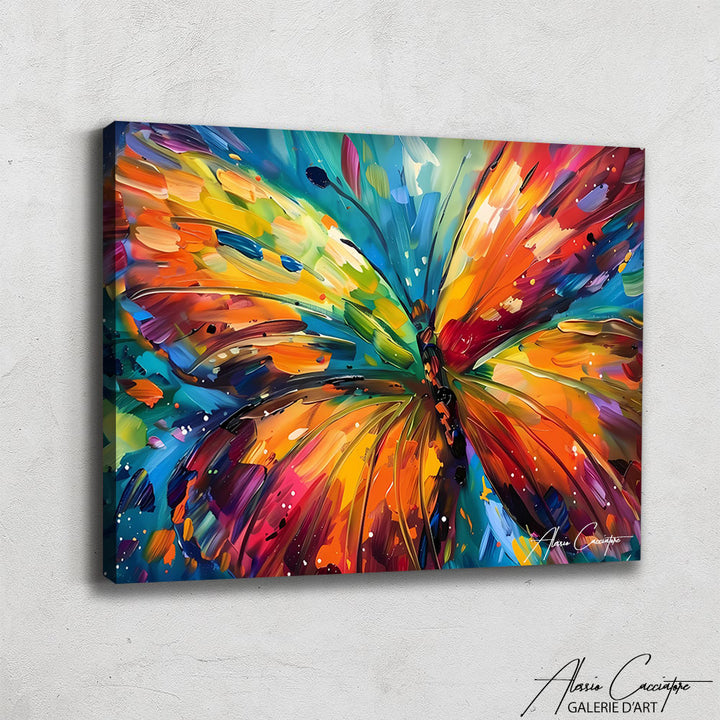 Peinture Abstrait Papillon