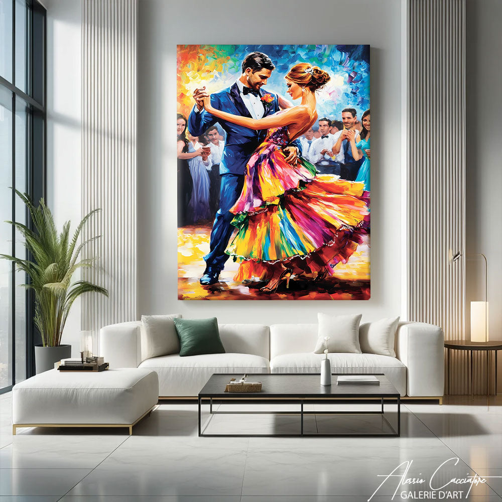 Peinture Couple De Danseurs