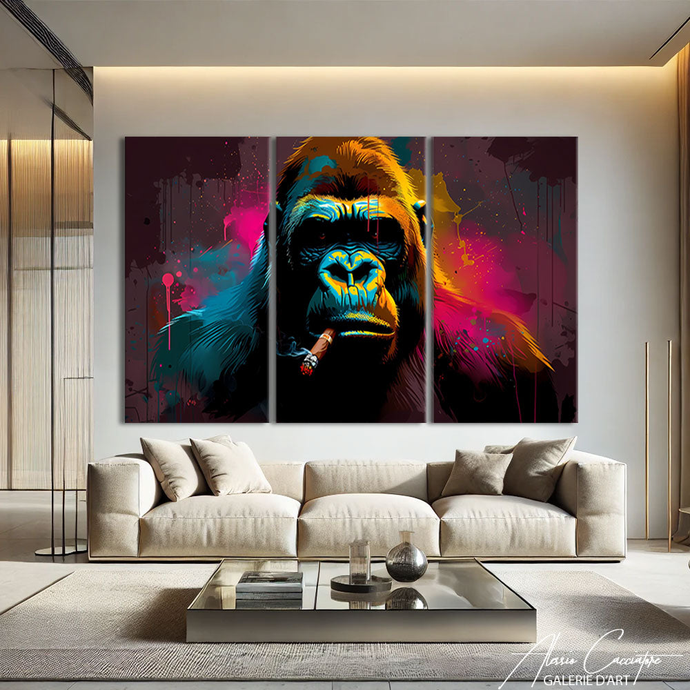 Tableau Triptyque Oriental
