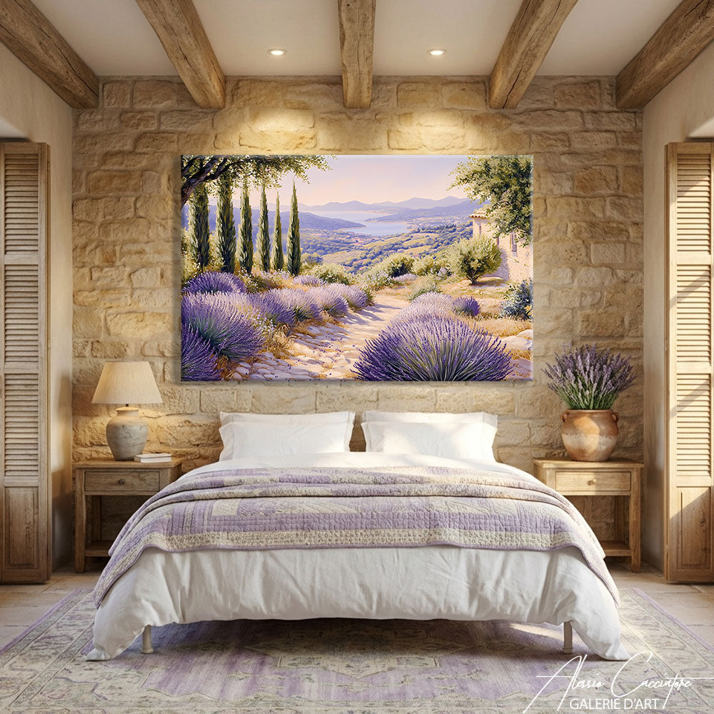 Toile Lavande Provence