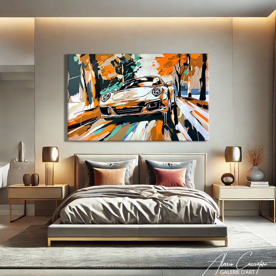Cadre Porsche – mise en situation