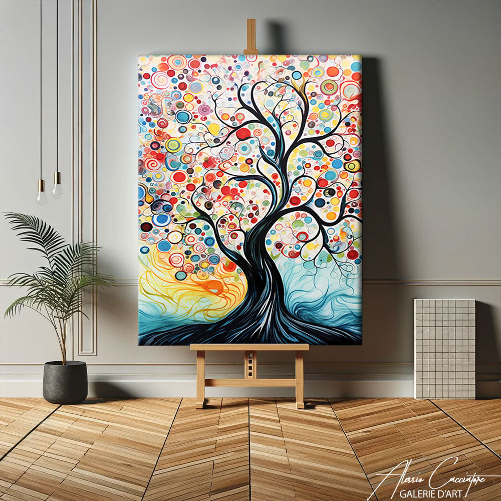 peinture art de vie moderne