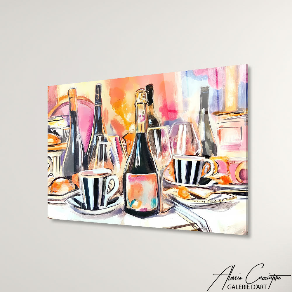 tableau champagne
