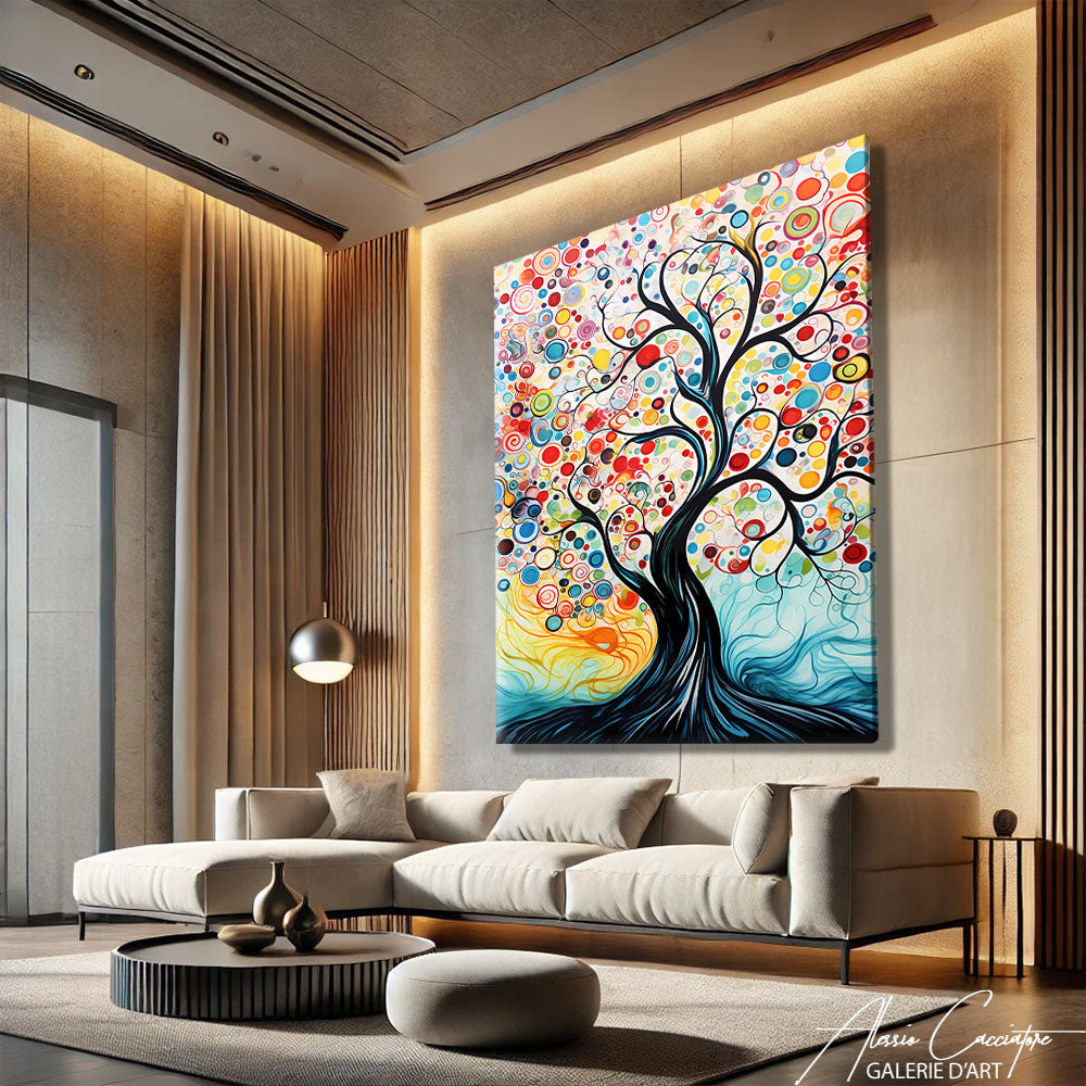 TABLEAU ARBRE DE VIE ABSTRAIT