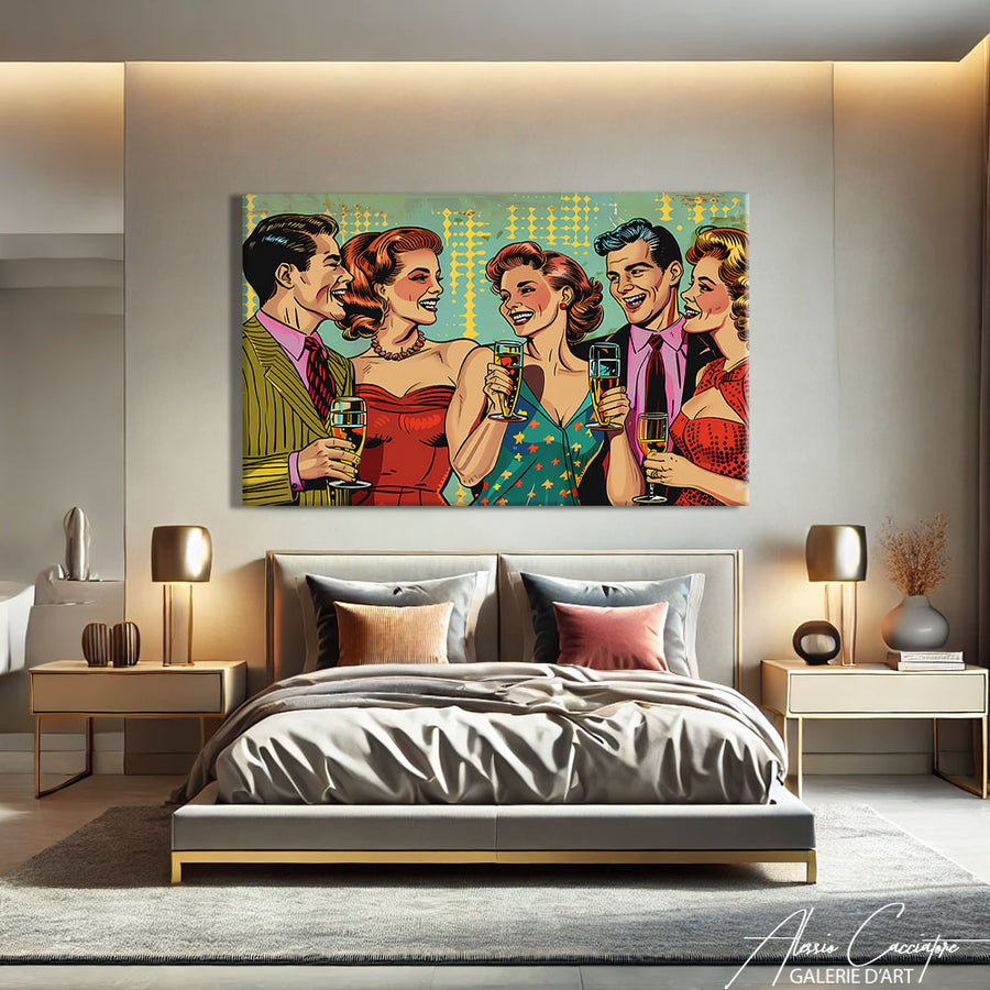 TABLEAU LUXE POP ART
 – mise en situation