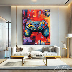 Tableau Street Art Coloré