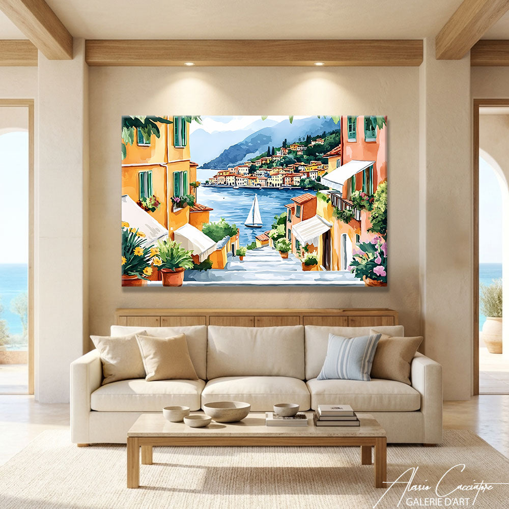 Peinture Paysage Méditerranéen