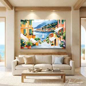 Peinture Paysage Méditerranéen