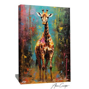 tableau girafe