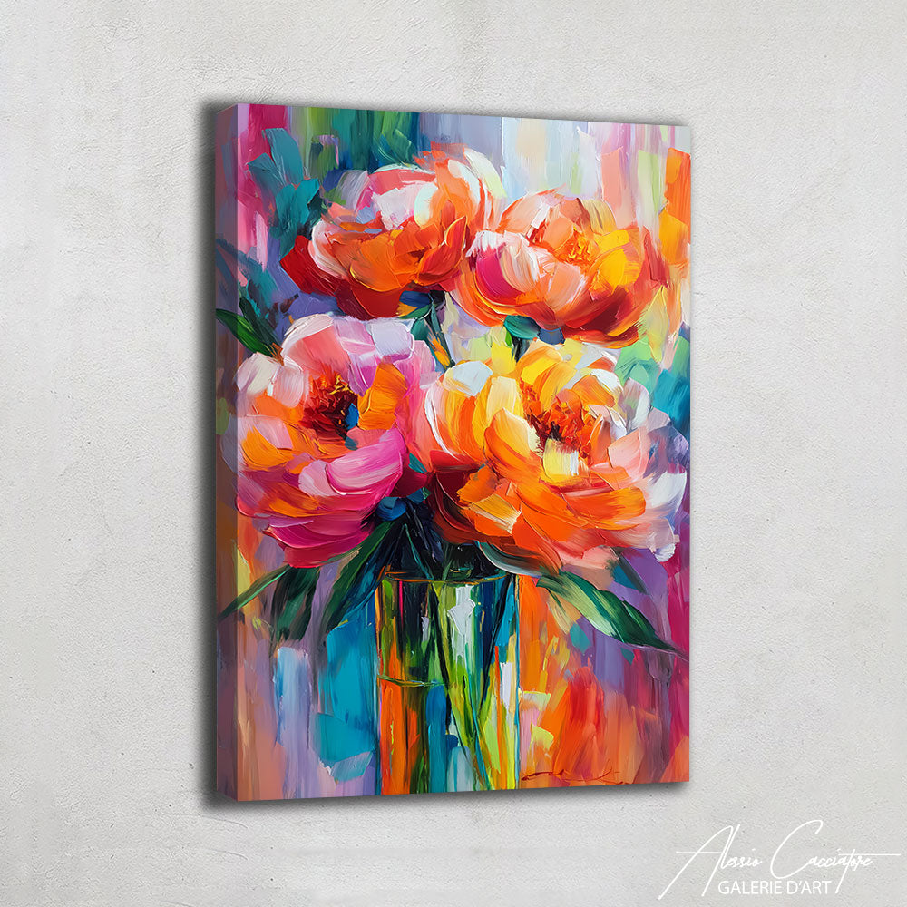 Tableau Moderne Fleurs