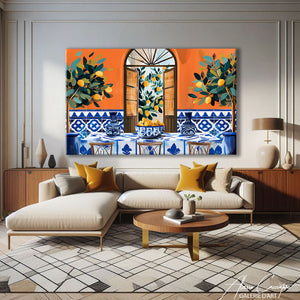 TABLEAU MODERNE SALLE À MANGER