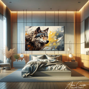 tableau tete de loup