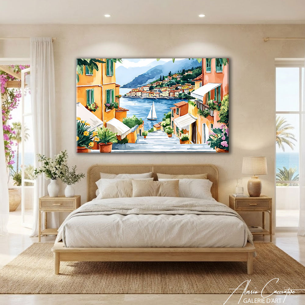 Toile Paysage Méditerranéen