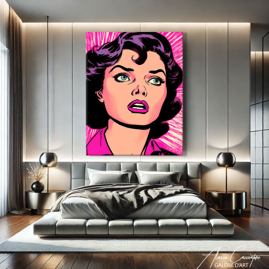 Tableau Street Art Pop Culture – mise en situation