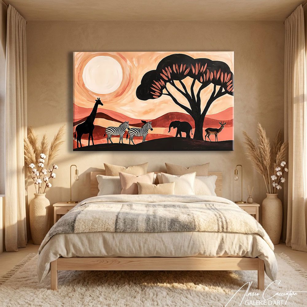 Toile Deco Terracotta