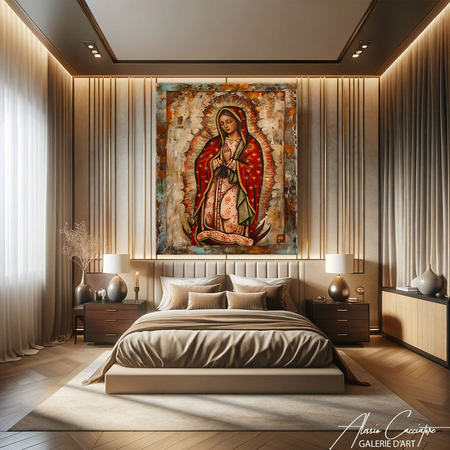 tableau vierge marie – mise en situation