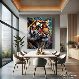TABLEAU ART TIGRE