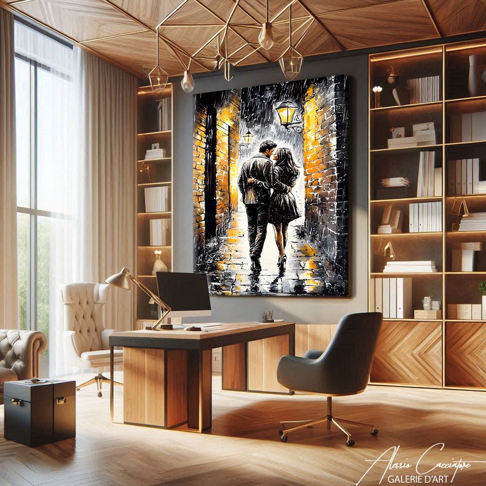 Toile Couple Amoureux
