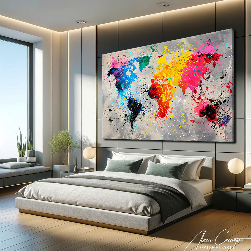 Tableau de Carte du Monde
