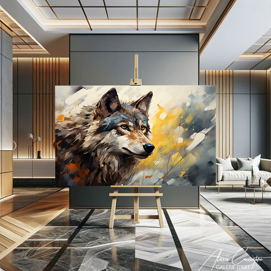 Grand Tableau Loup – mise en situation