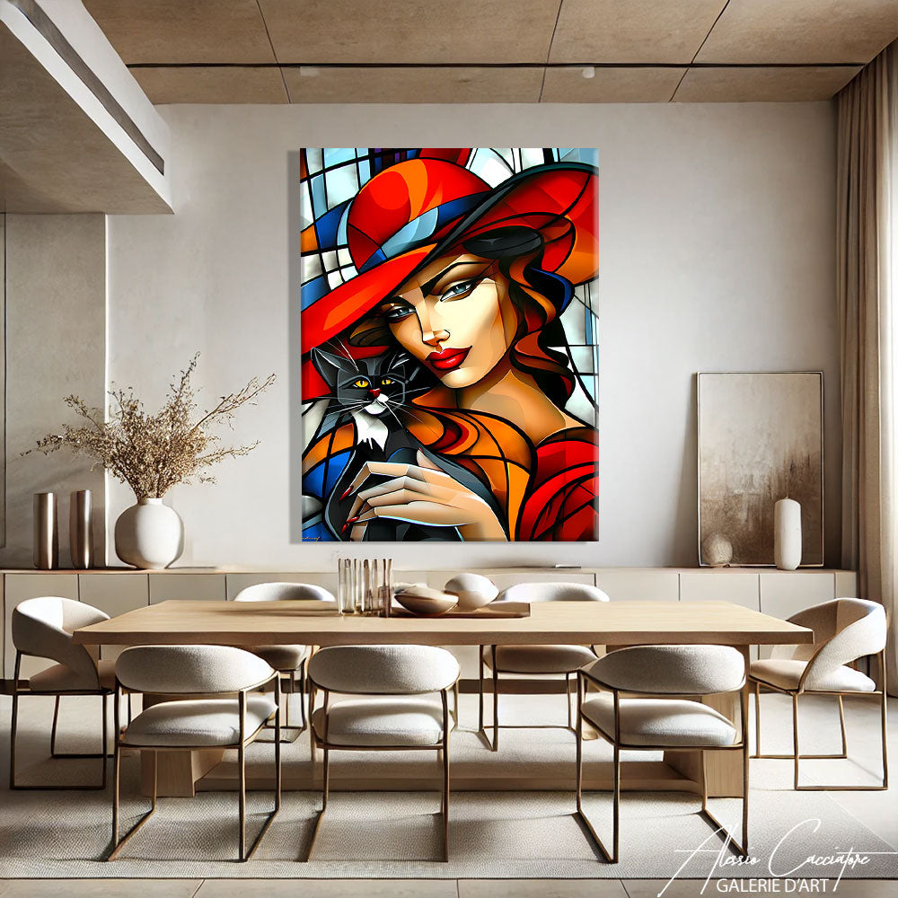 Peinture Cubique Moderne
