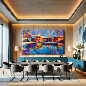 TABLEAU ART COLORÉ MODERNE