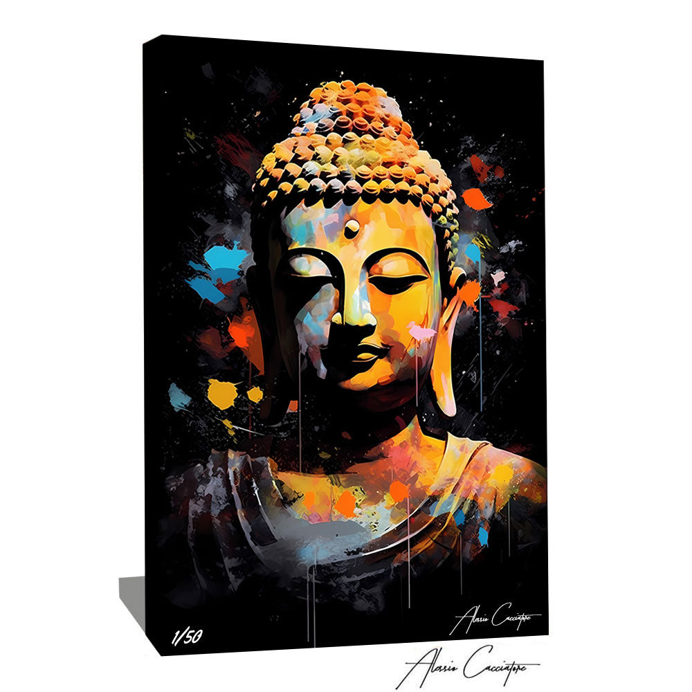 tableau bouddha