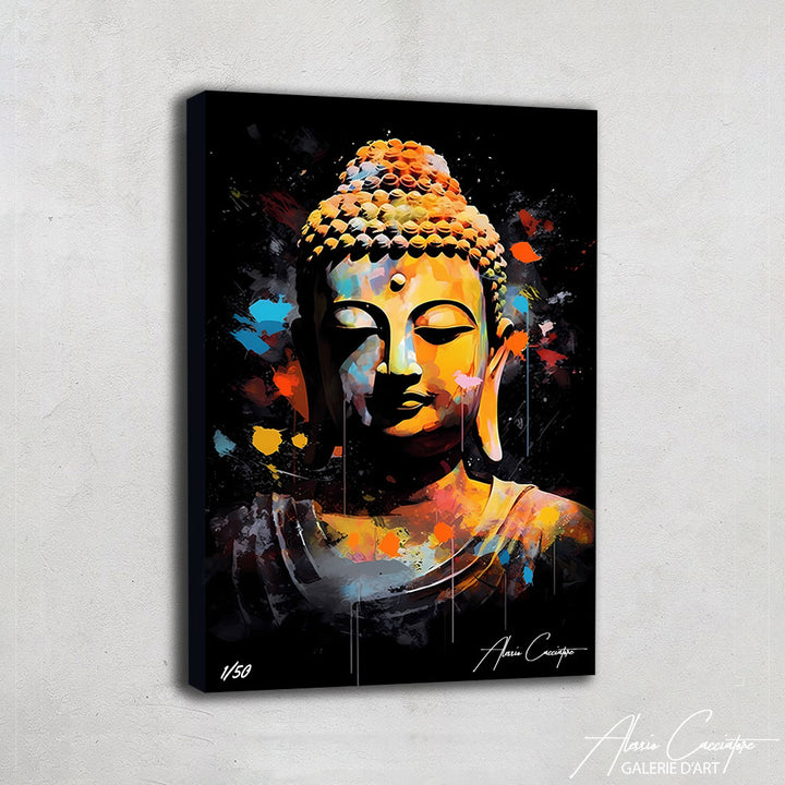 tableau bouddha sur toile