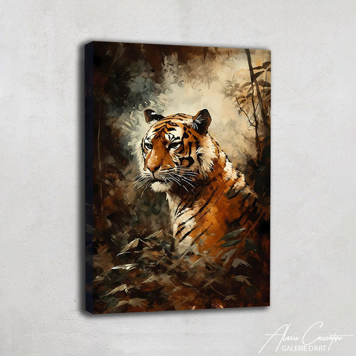 TABLEAU TIGRE JUNGLE