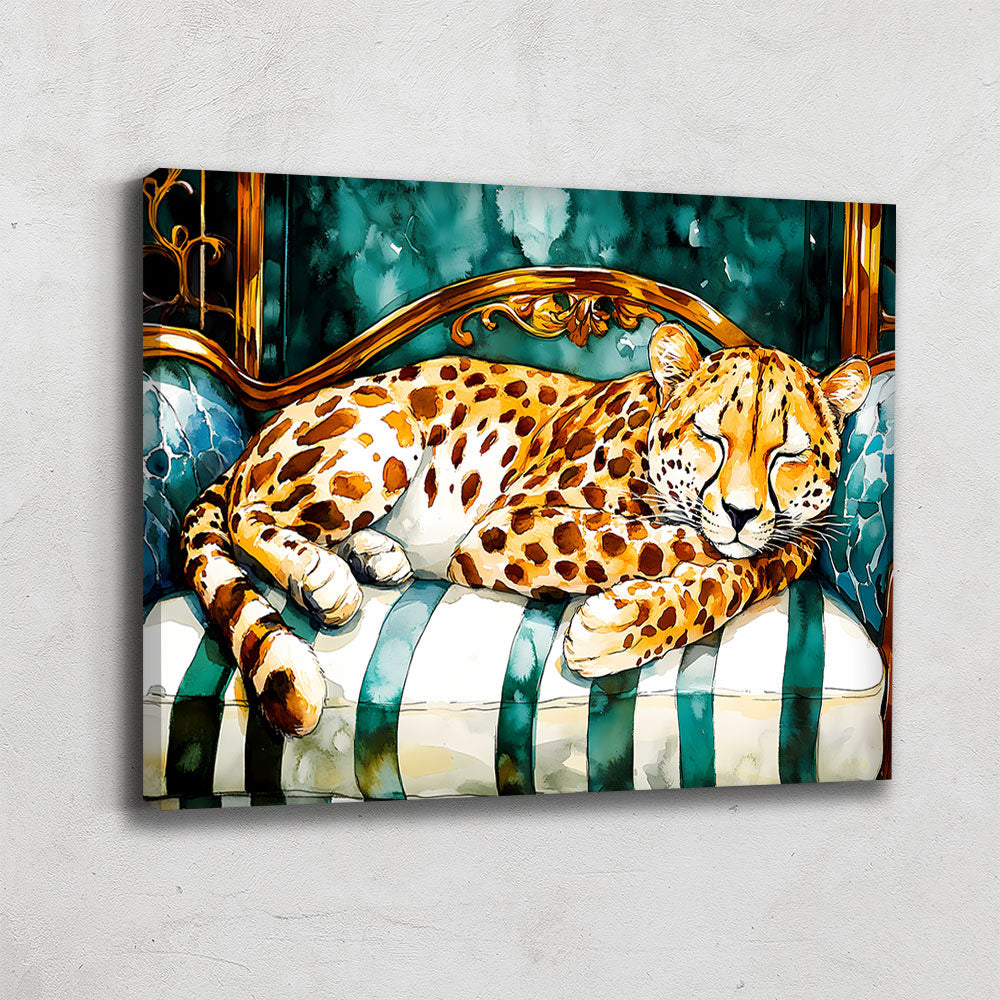 TABLEAU FÉLIN SALON MODERNE