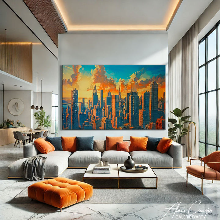 Tableau New York Peinture
