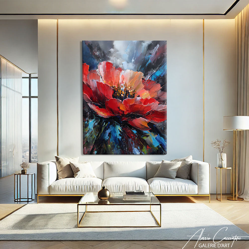 Tableau Moderne Fleur
