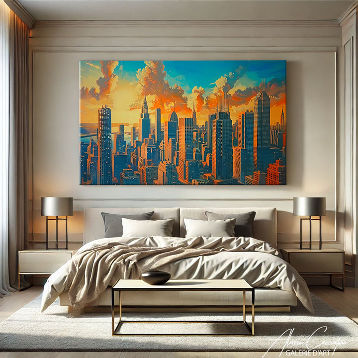 Tableau Peinture New York
