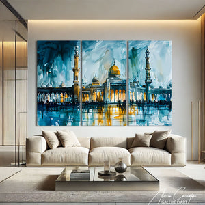 Tableau Triptyque Islam
