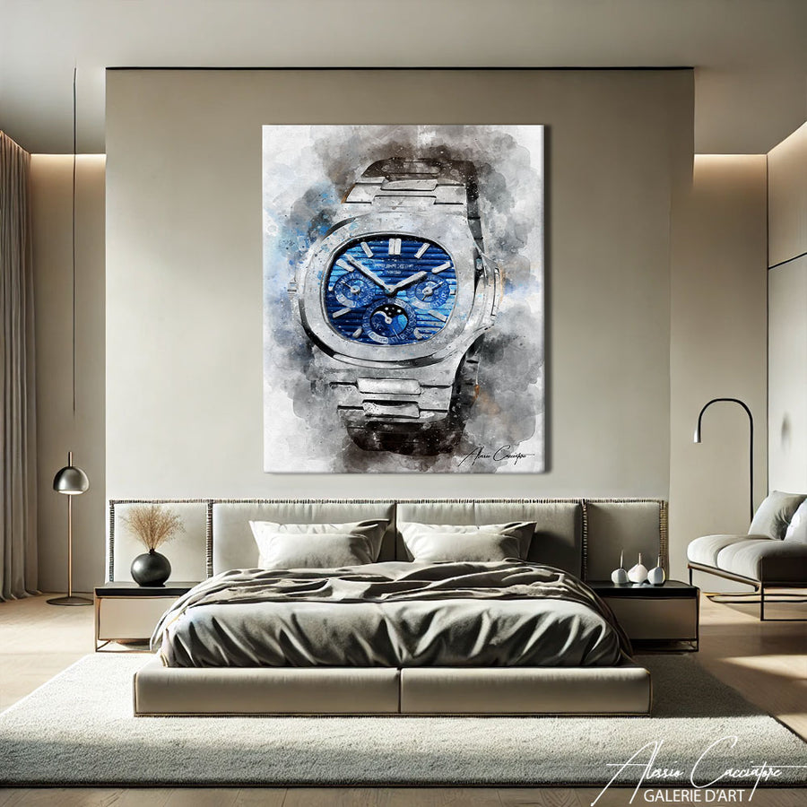 TABLEAU PATEK PHILIPPE ABSTRAIT
 – mise en situation