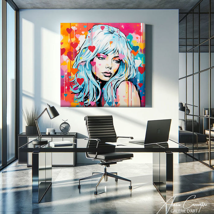 Peinture Visage Femme Moderne