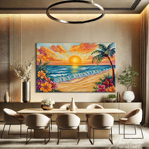 TABLEAU BORD DE MER PLAGE