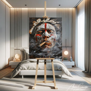 peinture indien d'amérique