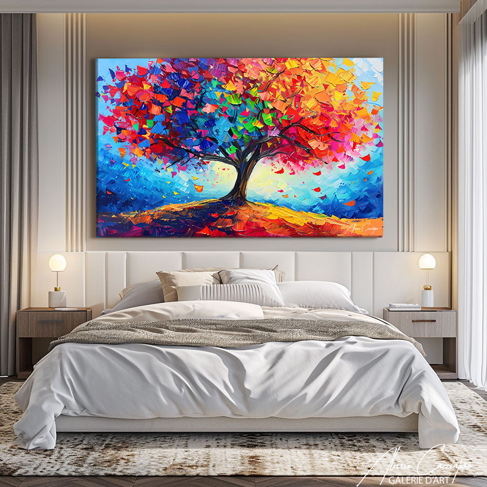 Tableau Arbre de Vie Doré