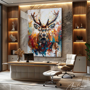 tableau design cerf