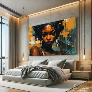 tableau africain pop art