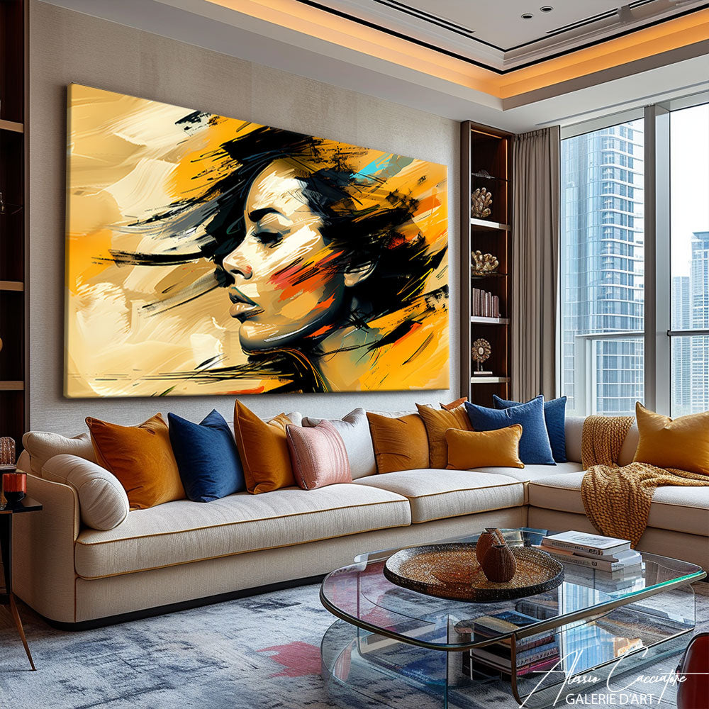 Tableau Visage Femme