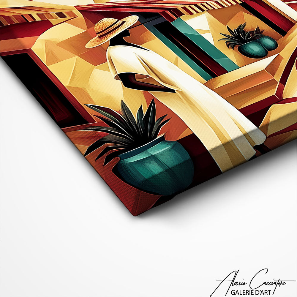 Art Mural Terracotta Horizontal